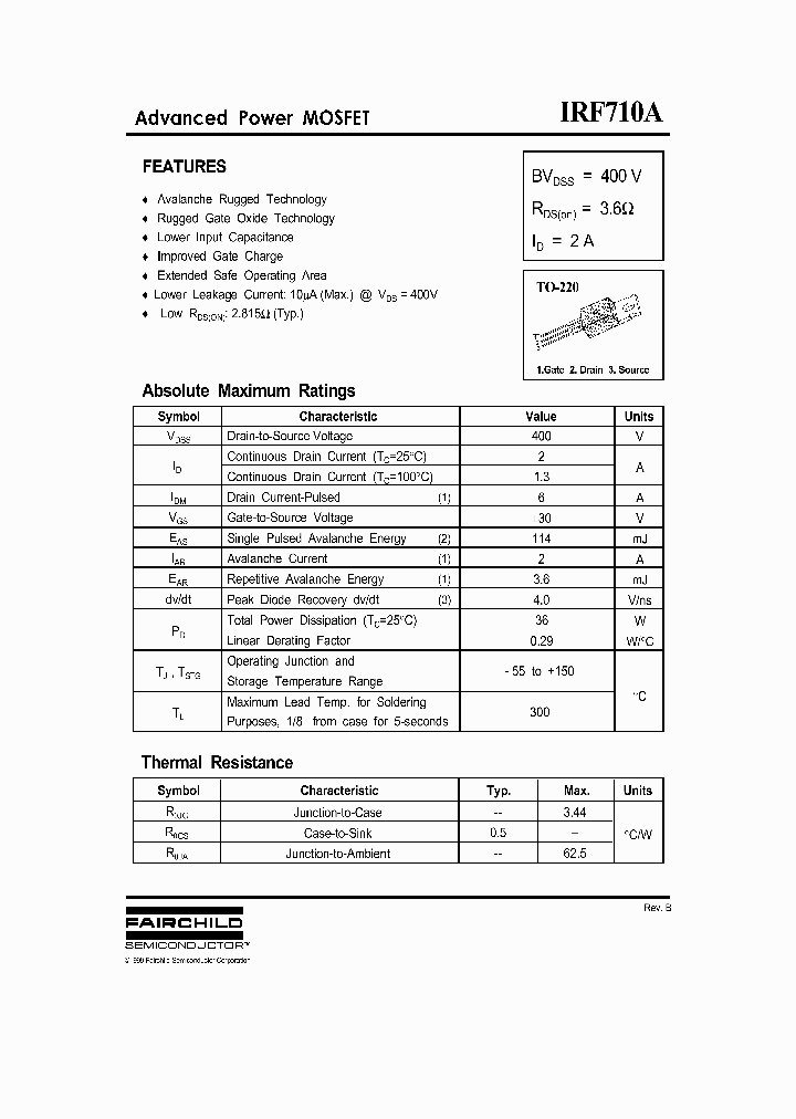 IRF710A_491875.PDF Datasheet