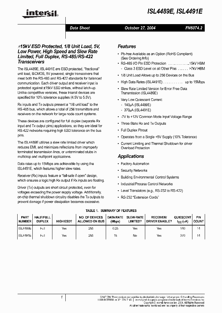 ISL4491EIB-T_503917.PDF Datasheet