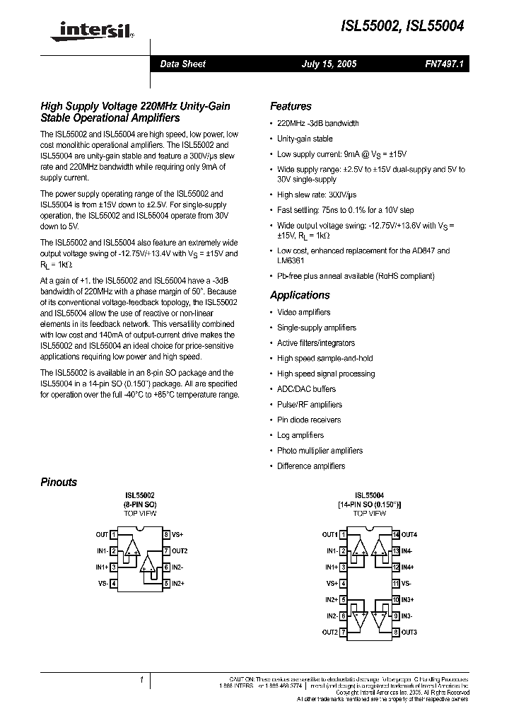 ISL55004_487876.PDF Datasheet