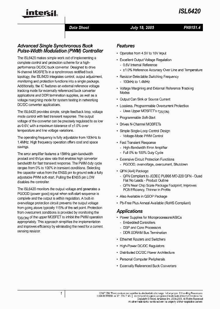 ISL6420IAZ-TK_547414.PDF Datasheet