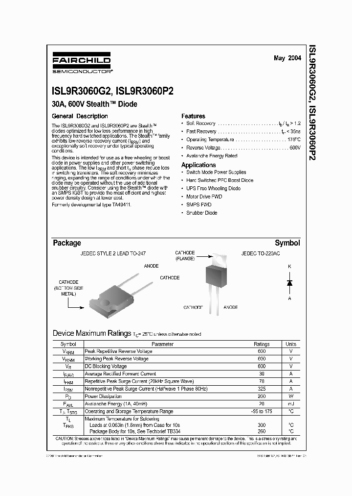 ISL9R3060G2_497381.PDF Datasheet