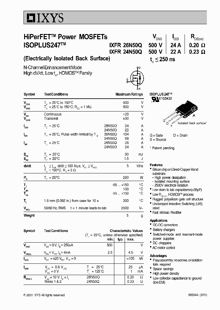IXFRB24N50Q_503395.PDF Datasheet