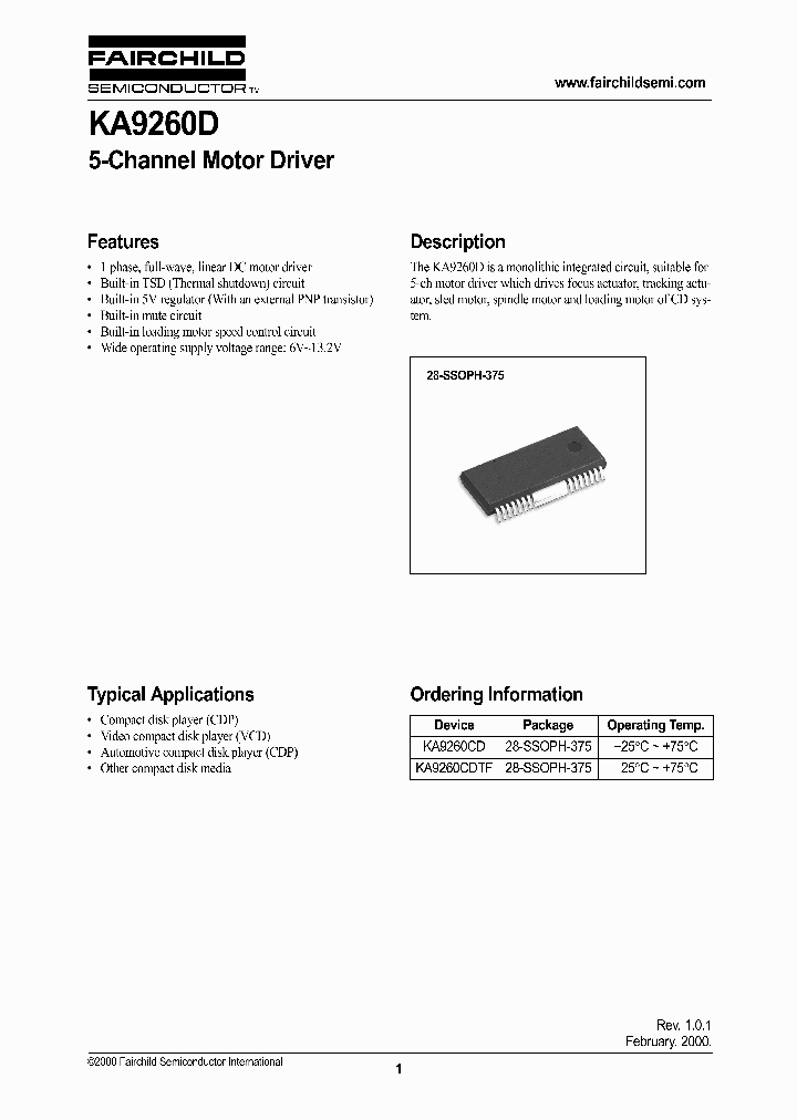 KA9260CD_511071.PDF Datasheet