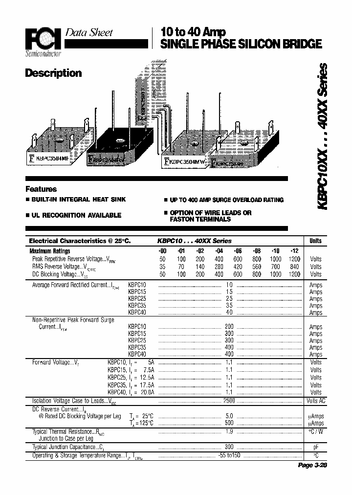 KBPC25_503143.PDF Datasheet