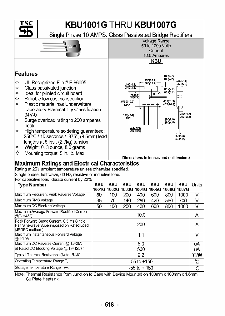 KBU1002G_529841.PDF Datasheet
