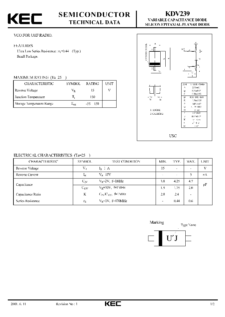 KDV239_557995.PDF Datasheet