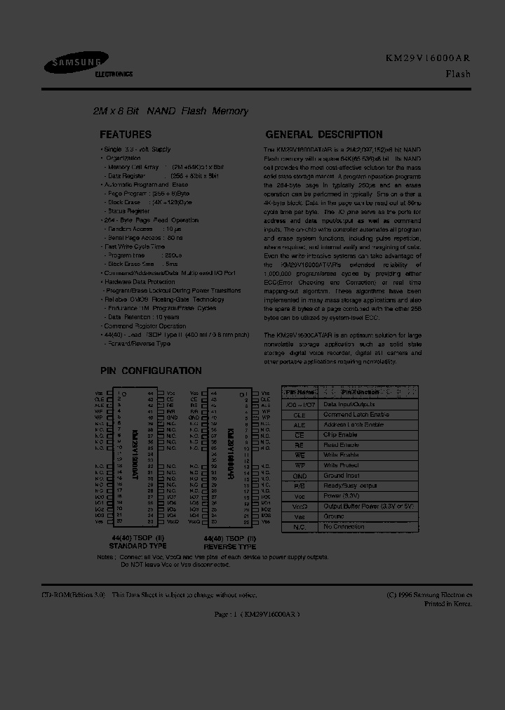 KM29V16000AR_511260.PDF Datasheet
