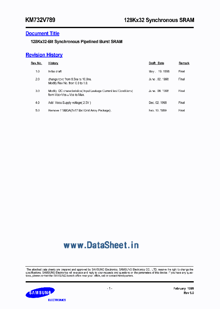 KM732V789_493940.PDF Datasheet