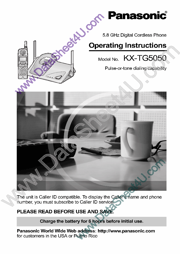 KX-TG5050_548564.PDF Datasheet
