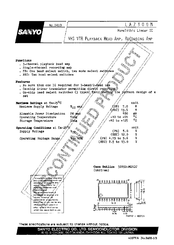 LA7300M_521516.PDF Datasheet