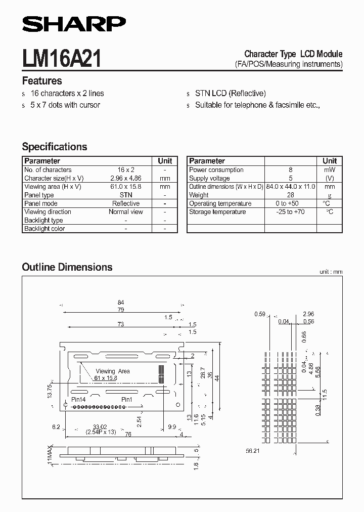LM16A21_498931.PDF Datasheet