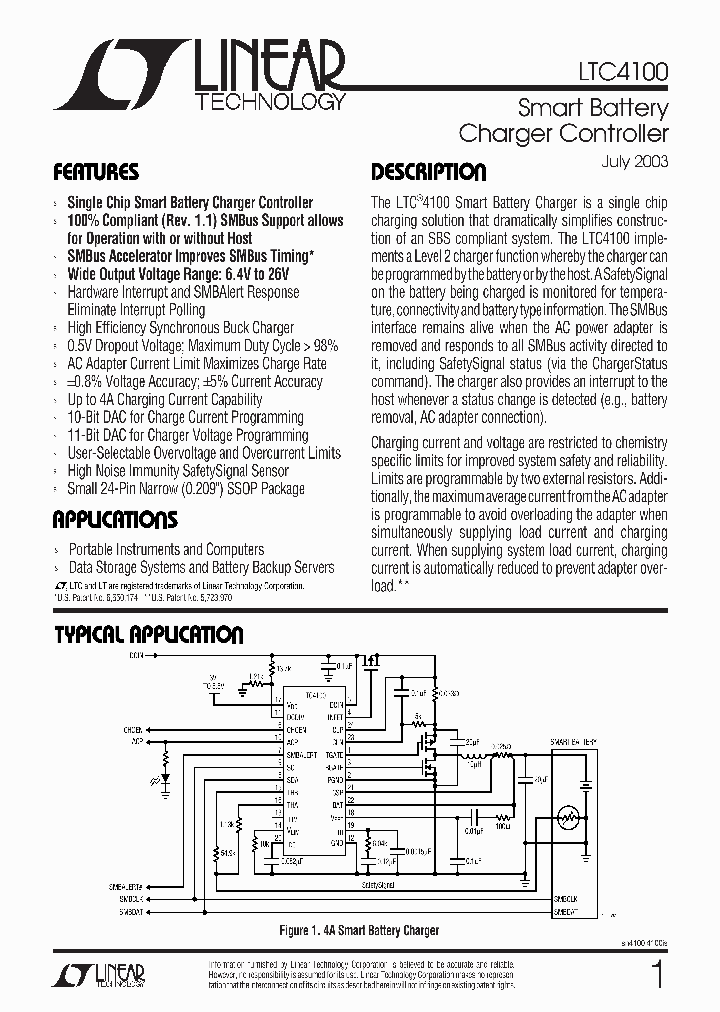 LTC4100_550487.PDF Datasheet