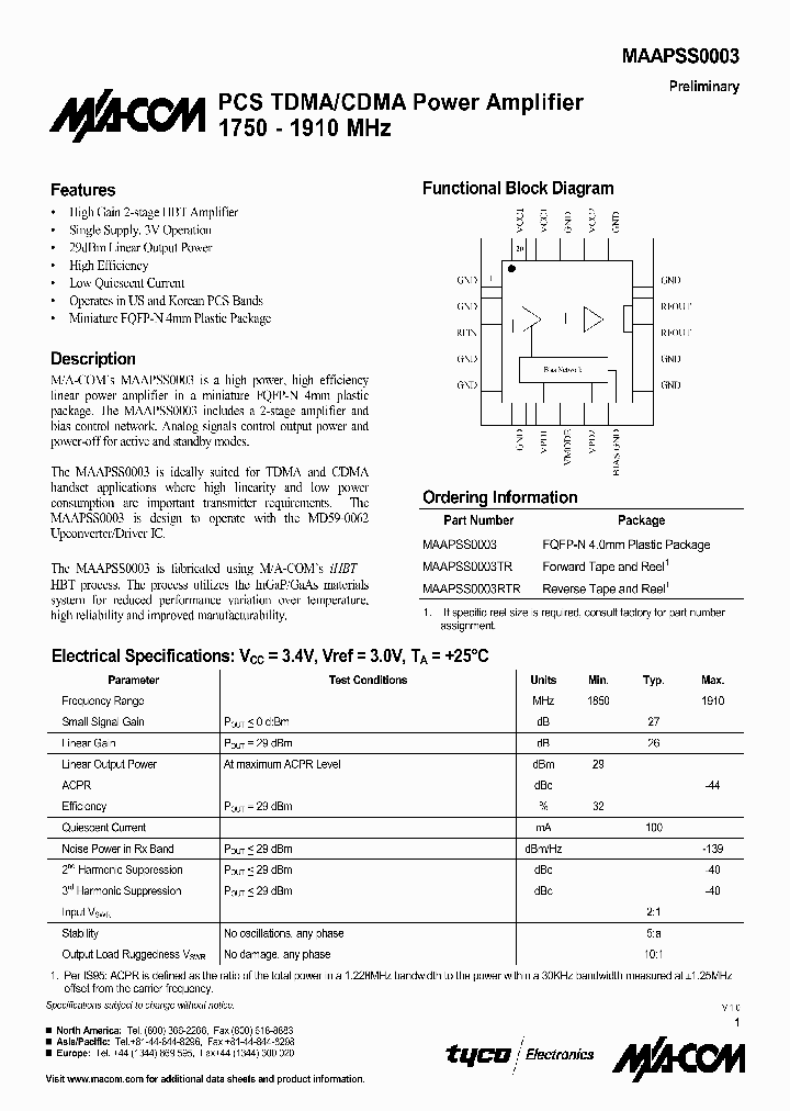 MAAPSS0003TR_504540.PDF Datasheet