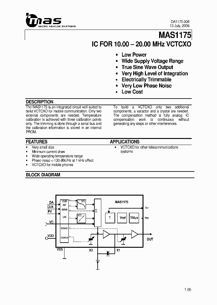 MAS1175ASM1-T_554015.PDF Datasheet
