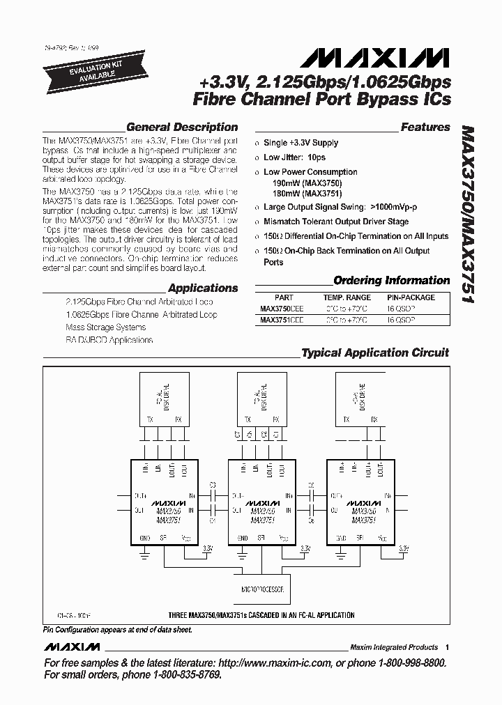 MAX3750_500636.PDF Datasheet