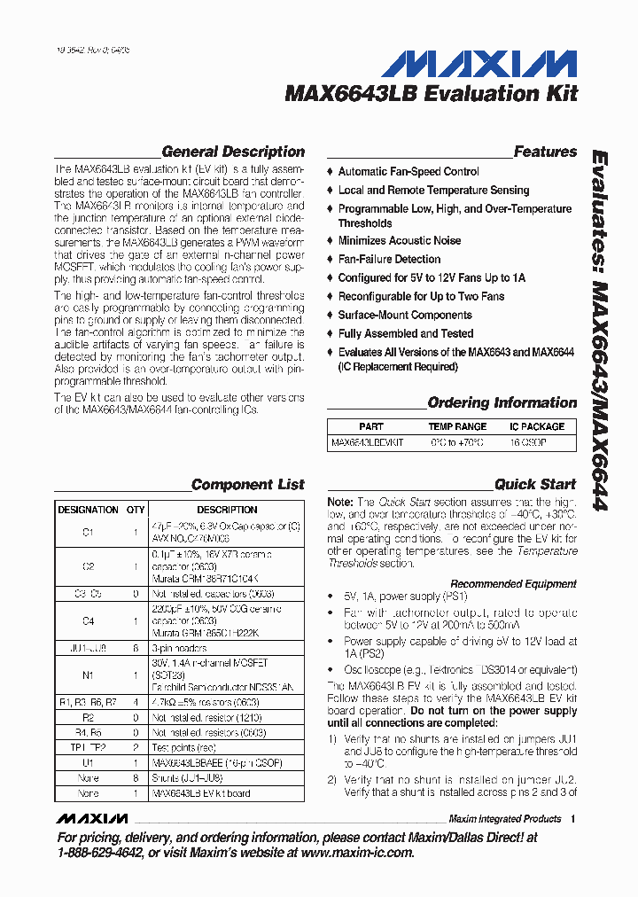 MAX6643LBEVKIT_494481.PDF Datasheet
