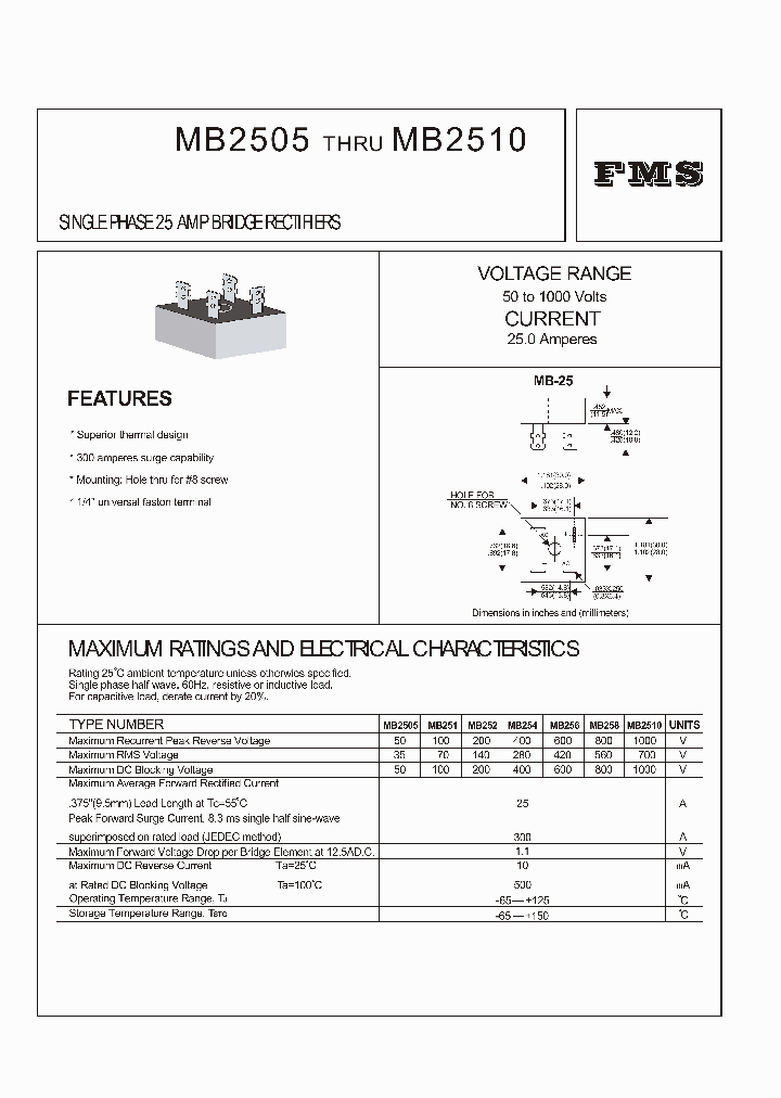 MB252_532530.PDF Datasheet