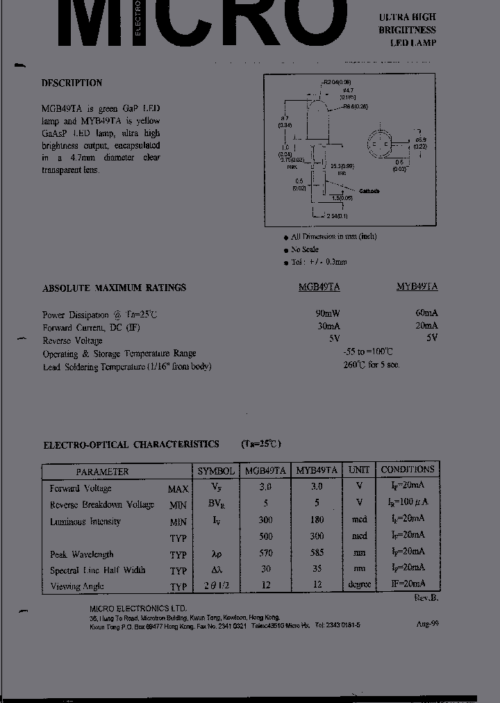 MGB49TA_498795.PDF Datasheet