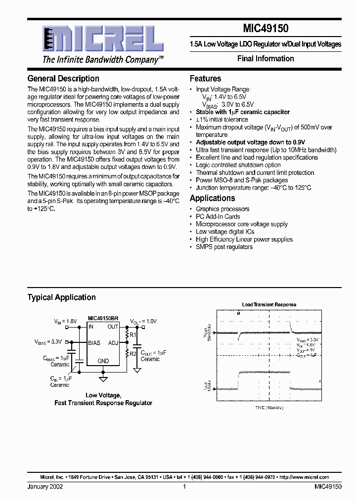 MIC49150_496458.PDF Datasheet
