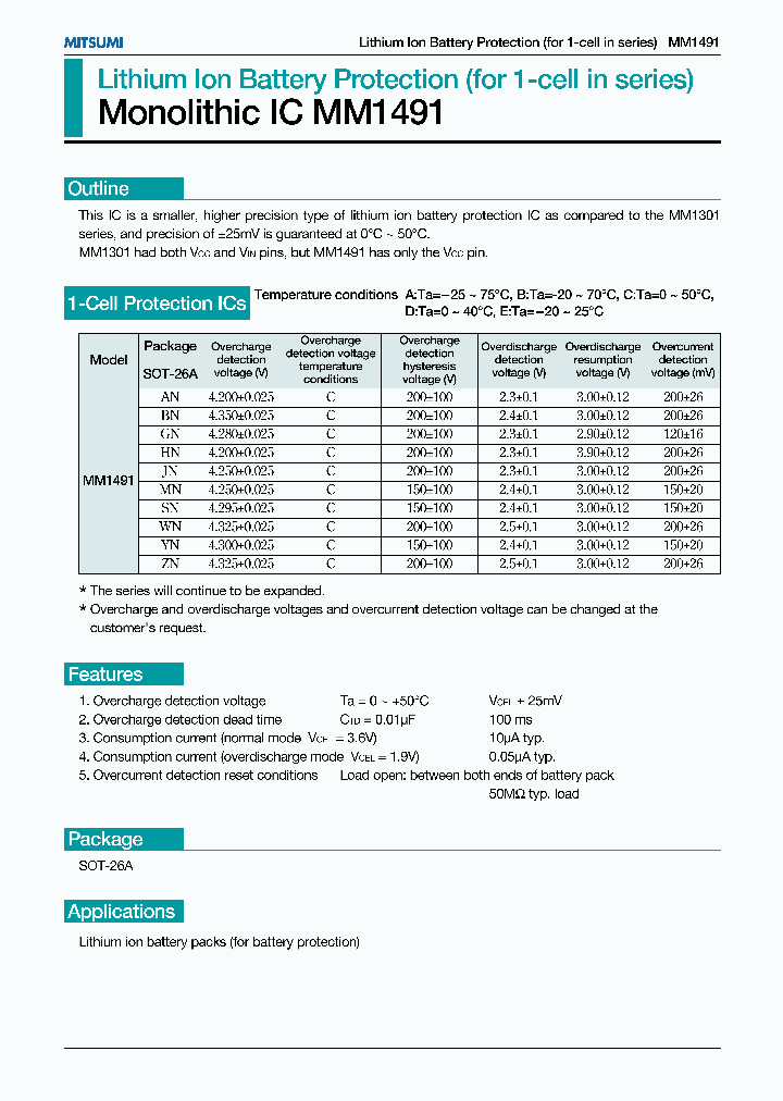 MM1491_495211.PDF Datasheet