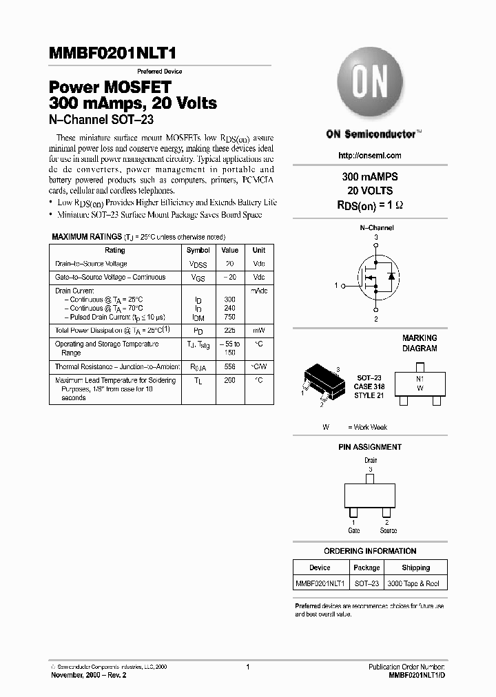 MMBF0201NLT1_487213.PDF Datasheet