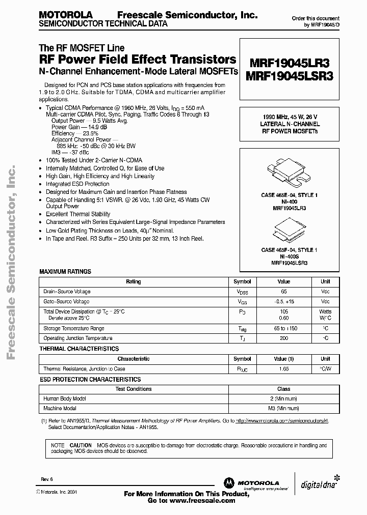 MRF19045LSR3_548707.PDF Datasheet
