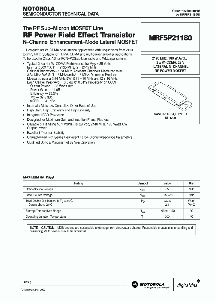 MRF5P21180R6_495796.PDF Datasheet