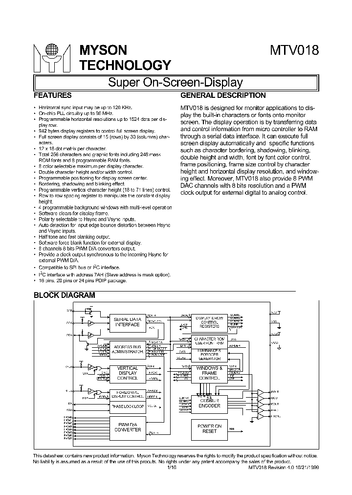 MTV018_511185.PDF Datasheet