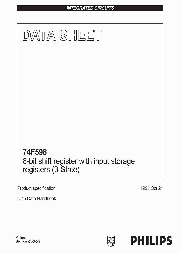 74F598_530466.PDF Datasheet