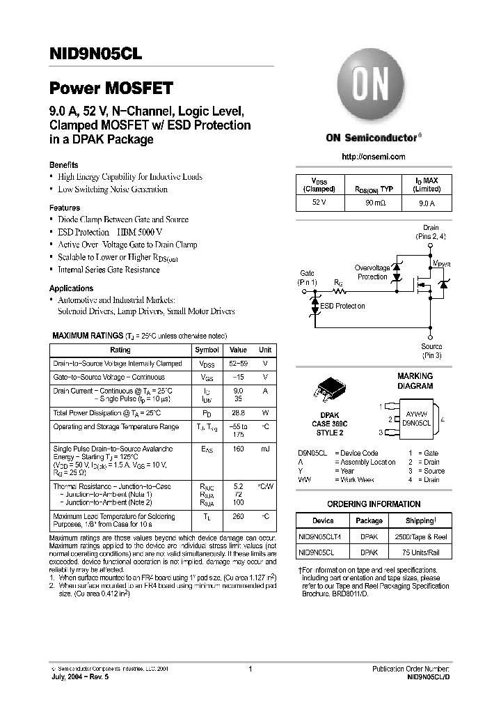 NID9N05CL_505820.PDF Datasheet