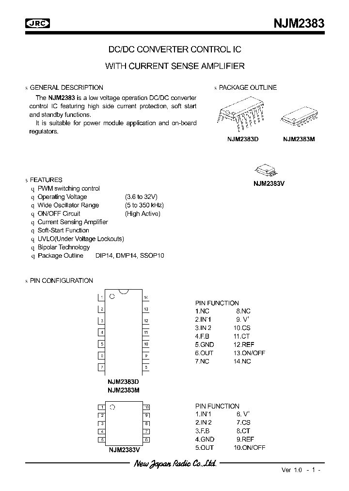 NJM2383_553463.PDF Datasheet