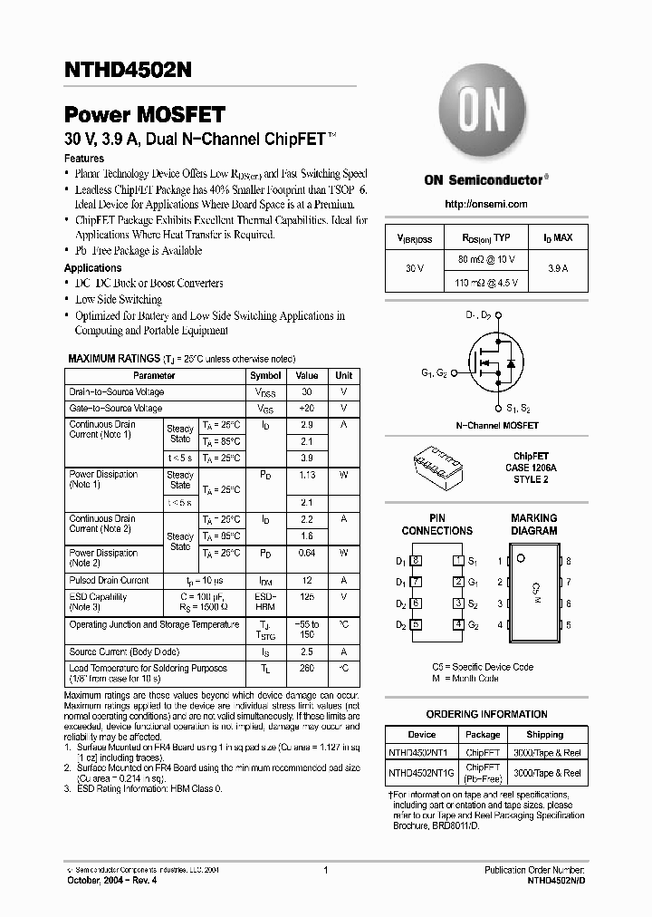 NTHD4502N_547331.PDF Datasheet