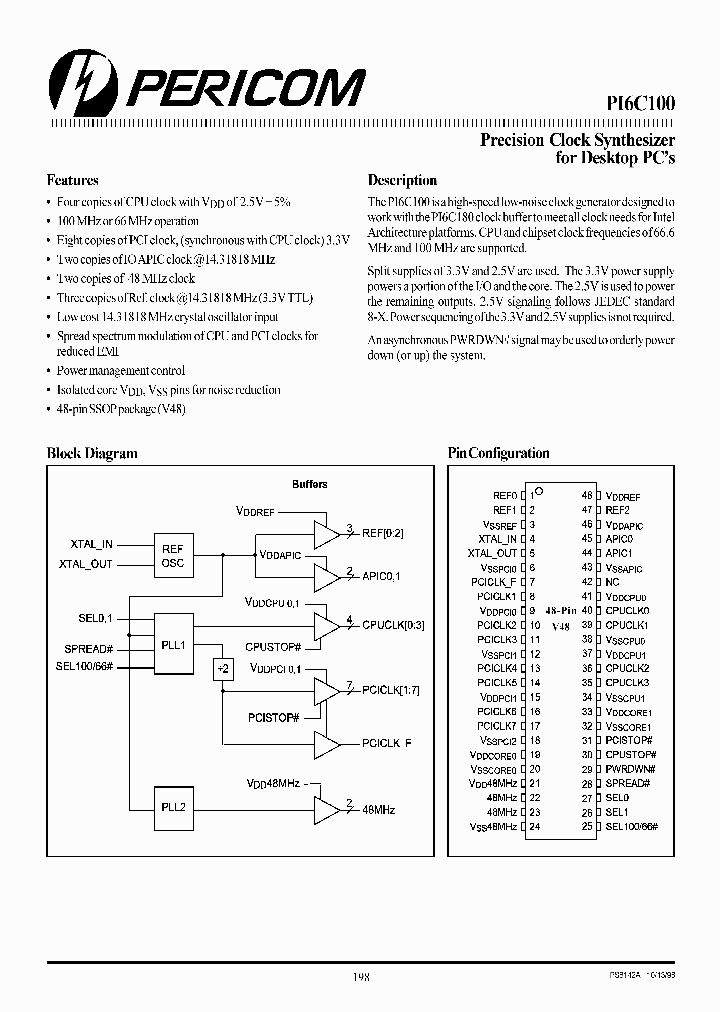 PI6C100_488839.PDF Datasheet
