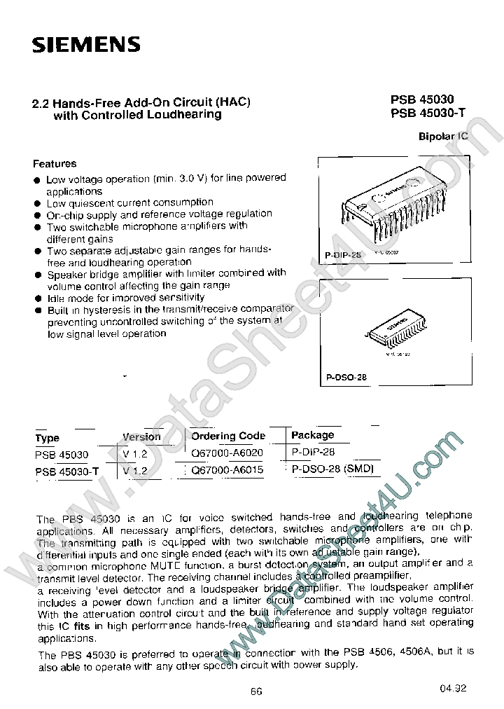 PSB45030_535030.PDF Datasheet