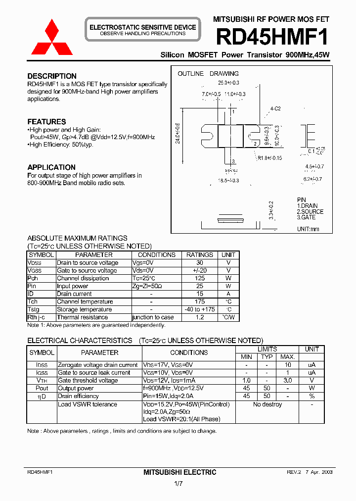 RD45HMF1_510301.PDF Datasheet