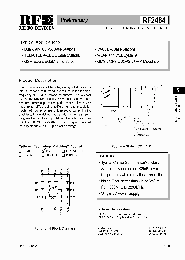RF2484_517958.PDF Datasheet