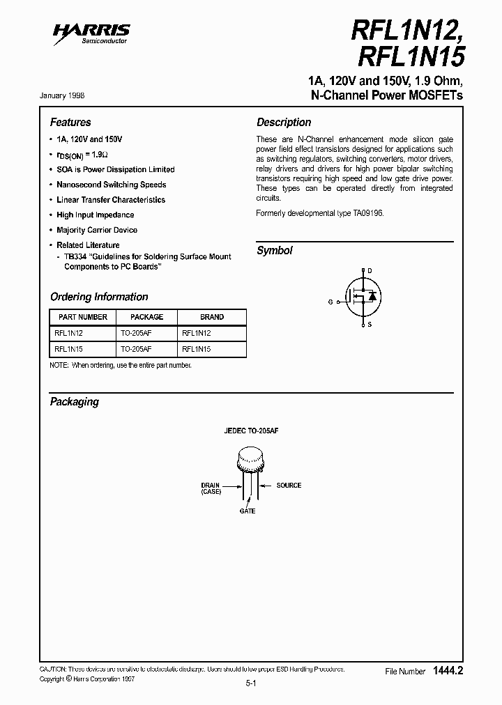 RFL1N12_558305.PDF Datasheet
