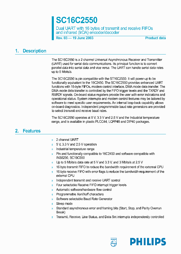 SC16C2550_523135.PDF Datasheet