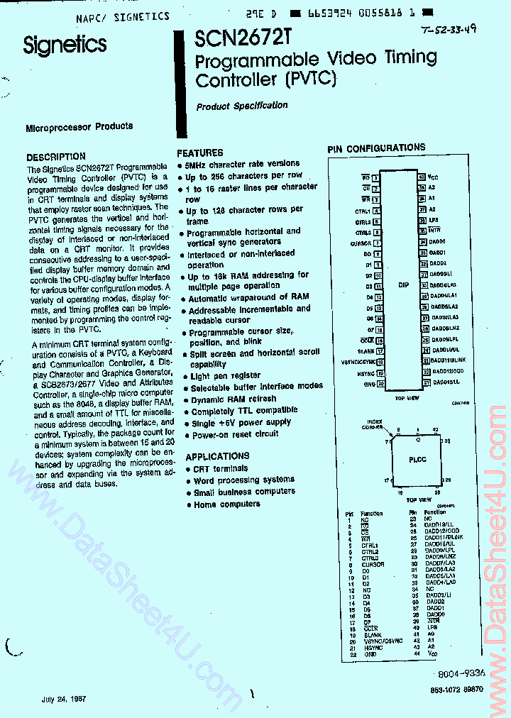 SCN2672T_548557.PDF Datasheet