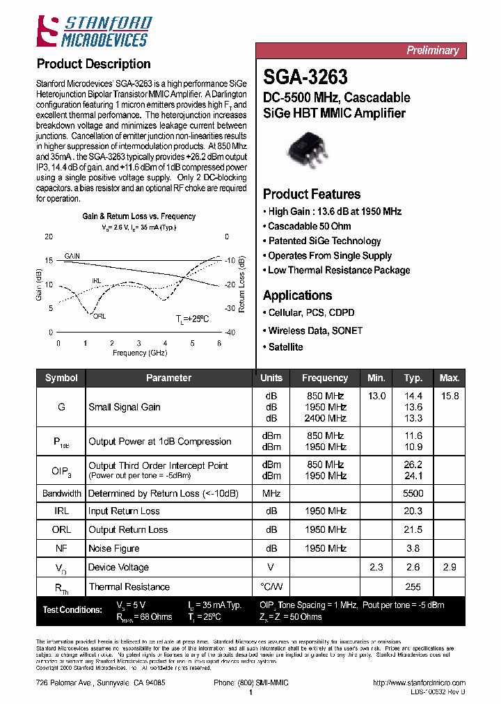 SGA-3263_553255.PDF Datasheet