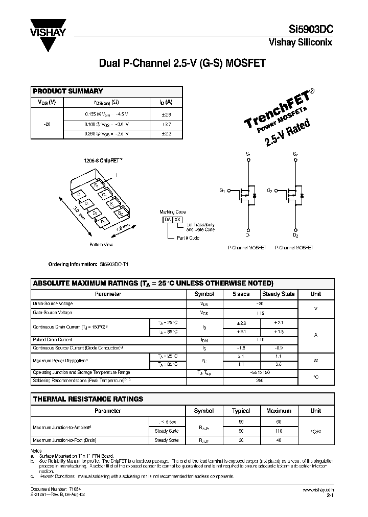 SI5903DC_529153.PDF Datasheet