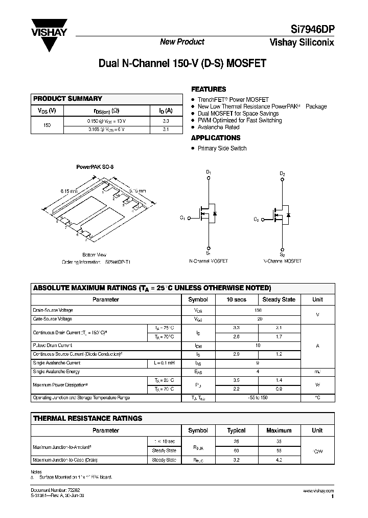SI7946DP_521725.PDF Datasheet