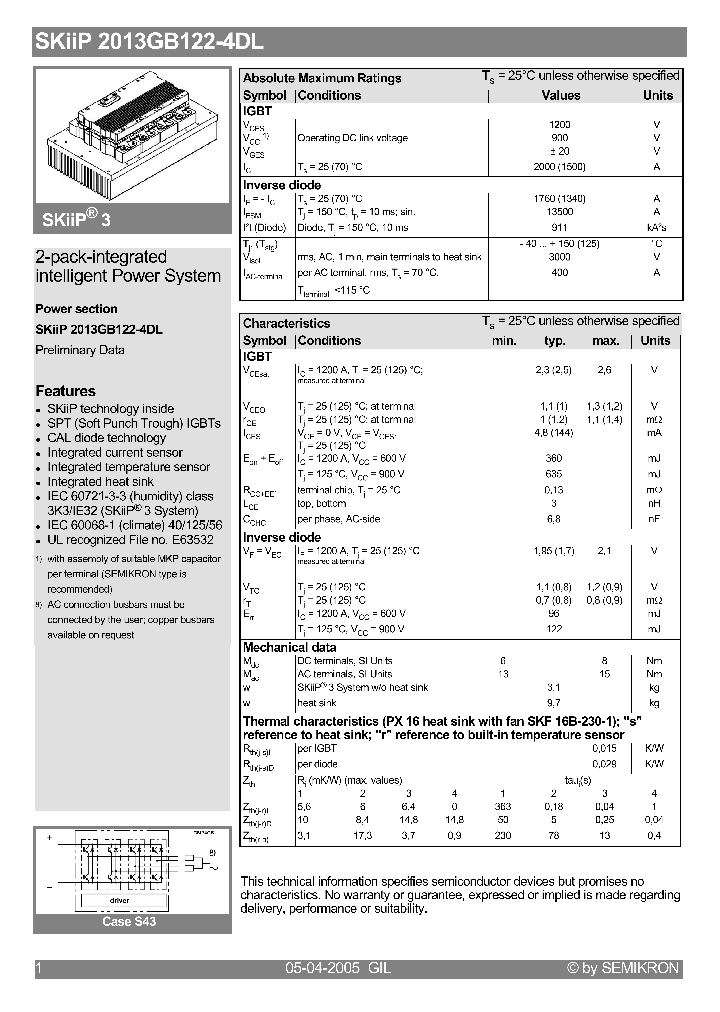 SKIIP2013GB122-4DL_534018.PDF Datasheet