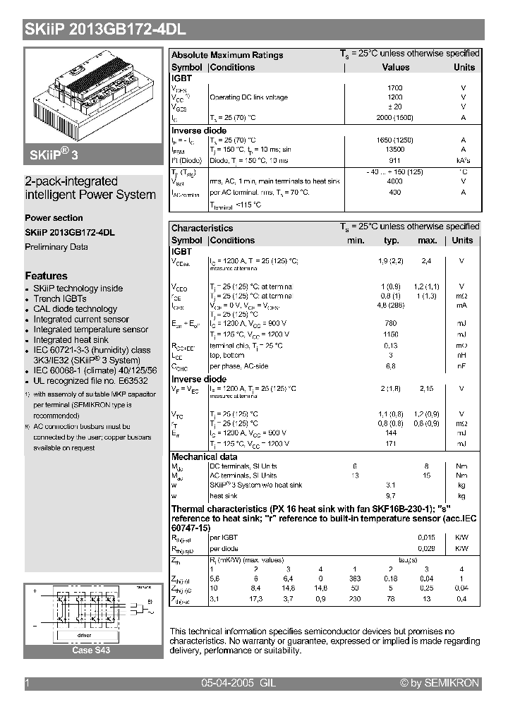 SKIIP2013GB172-4DL_534019.PDF Datasheet