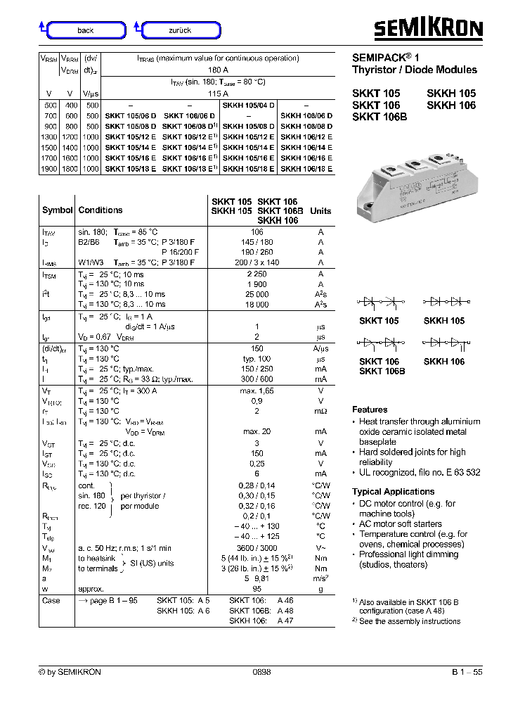 SKKH105_517065.PDF Datasheet