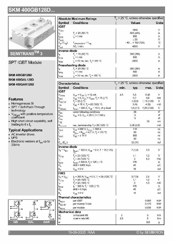 SKM400GB128D_500122.PDF Datasheet