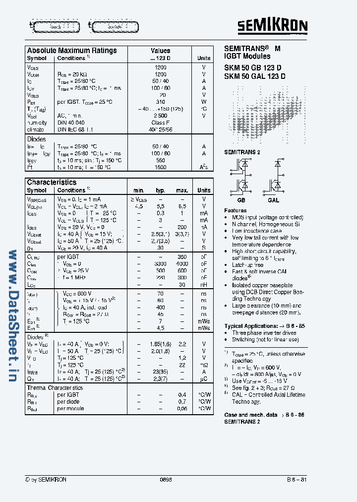 SKM50GAL123D_523934.PDF Datasheet