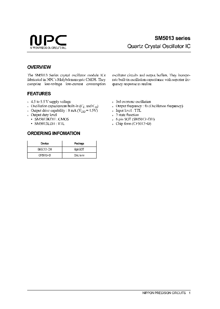 SM5013LDH_488662.PDF Datasheet