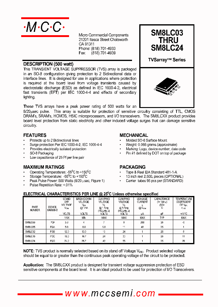 SM8LC03_509650.PDF Datasheet