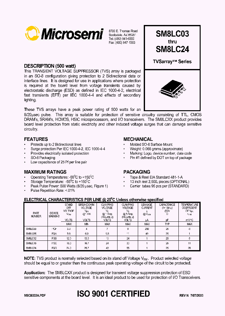 SM8LC03_509651.PDF Datasheet